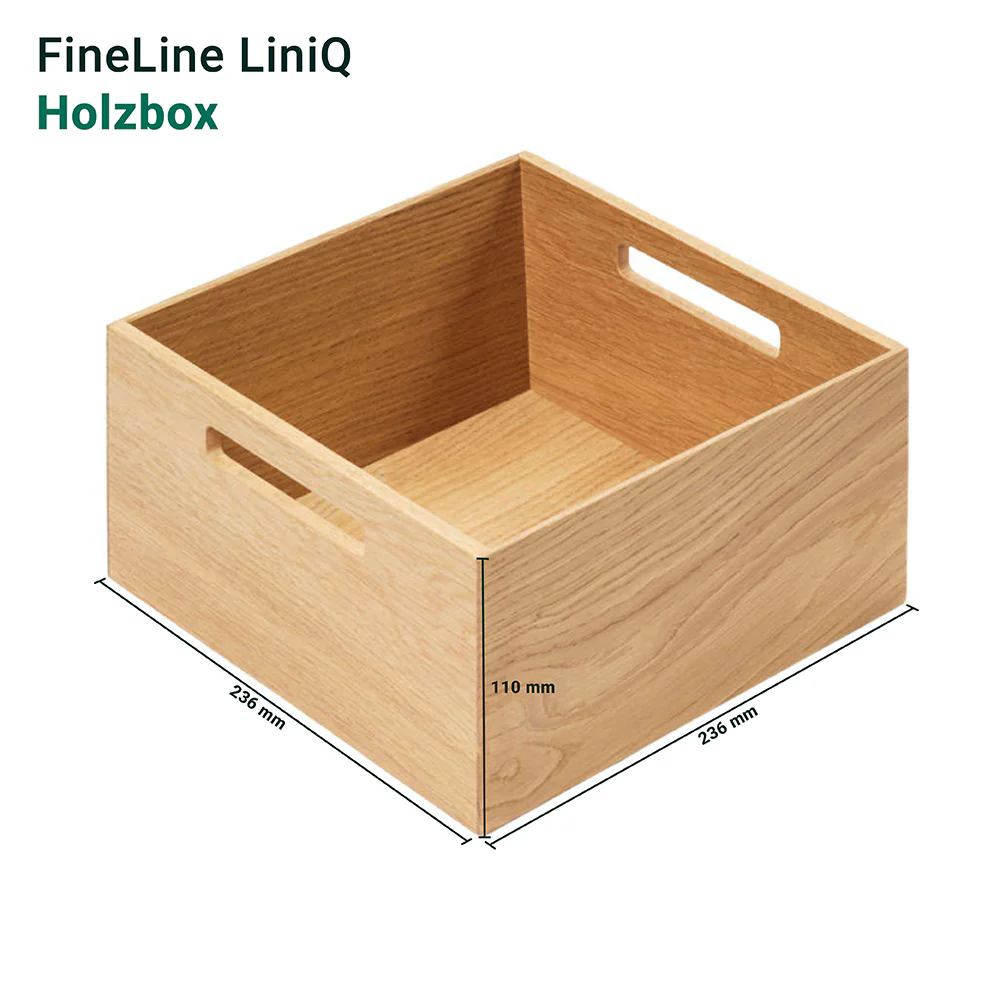 FineLine Holzbox mit Grifflöchern - Image 5