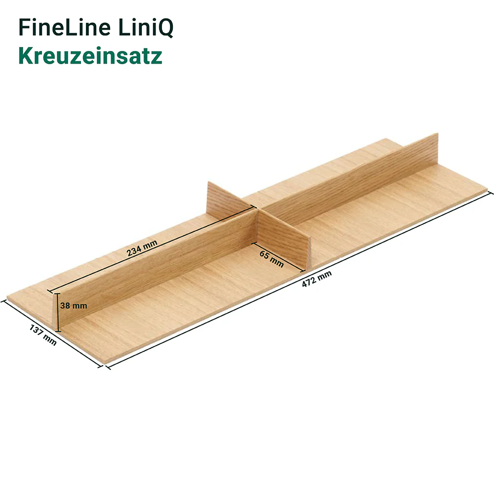 FineLine LiniQ Kreuzeinsatz - modularer Schubladenteiler - Image 5