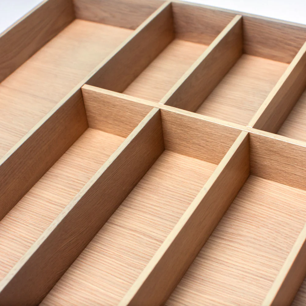 MOVE Besteckeinsatz Eiche Weiß gebeizt – 505x479x55 mm – 10er Set - Image 4